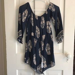 Off the shoulder Romper